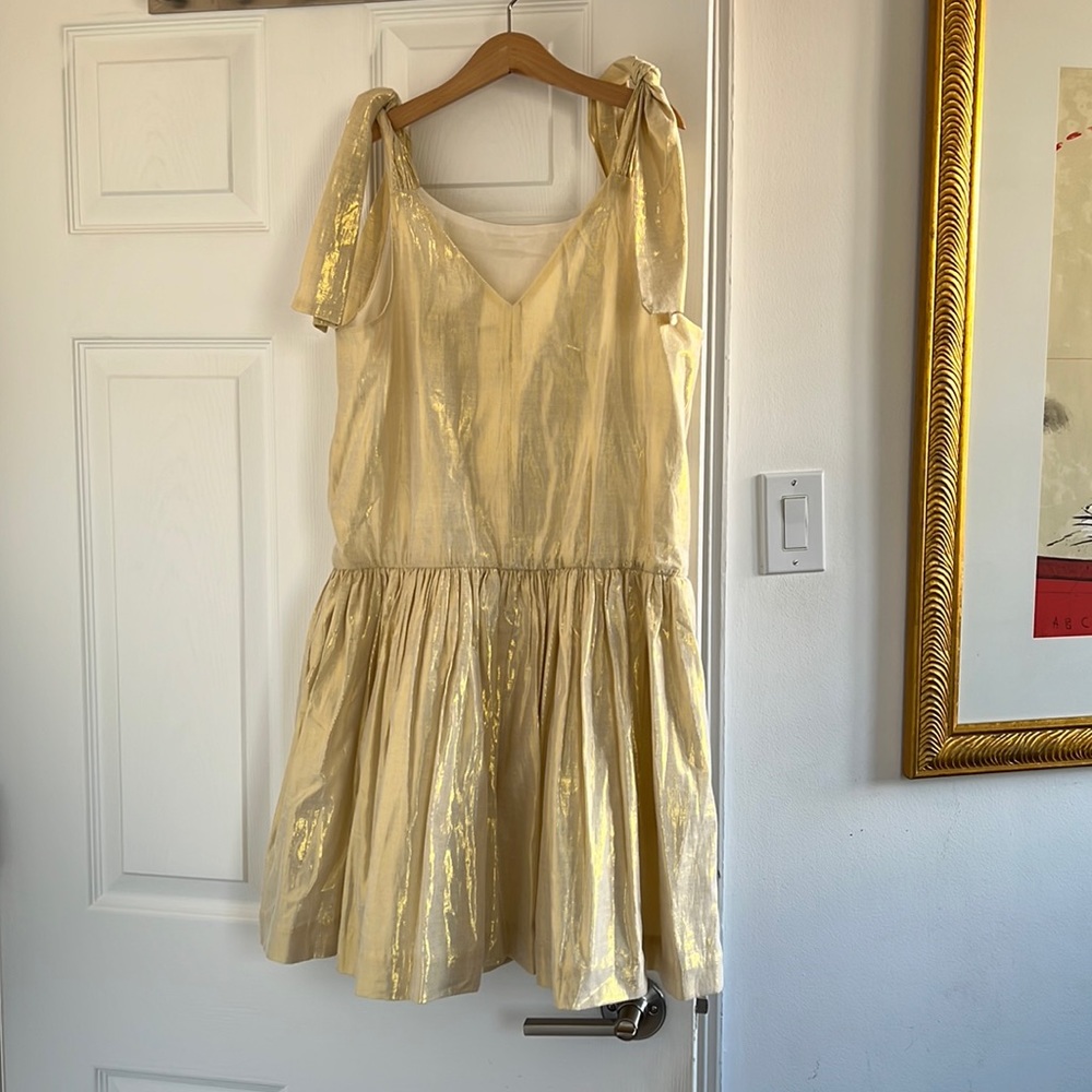 Tea Collection- golden summer dress
